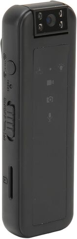 256GB Body Camera, 1080P 600mAh Wearable Video Recorder with 180° Rotatable Lens, Body Camera for Business Office Outdoor Sports in Saudi Arabia
