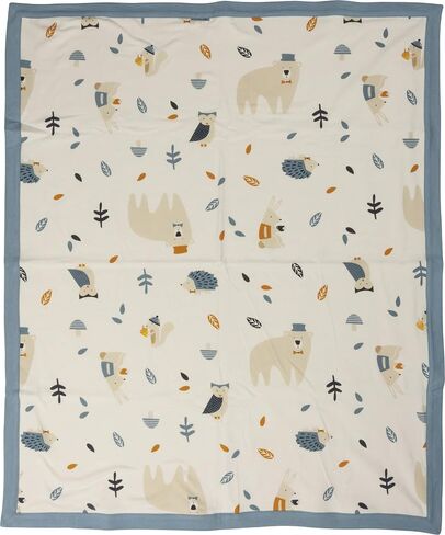 Primitives by Kathy Baby Blanket, 29" x 35", Blue - Woodland in Saudi Arabia