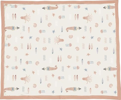 Primitives by Kathy Baby Blanket, 29" x 35", Blue - Woodland in Saudi Arabia