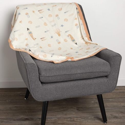 Primitives by Kathy Baby Blanket, 29" x 35", Blue - Woodland in Saudi Arabia