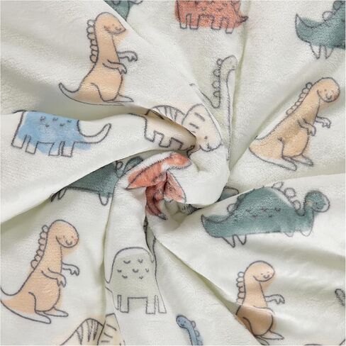 Cudlie Little Beginnings Soft and Cozy Double Sided Flannel Fleece Baby Blanket, 30x40 Inches with Polyfill for Extra Warmth in Saudi Arabia