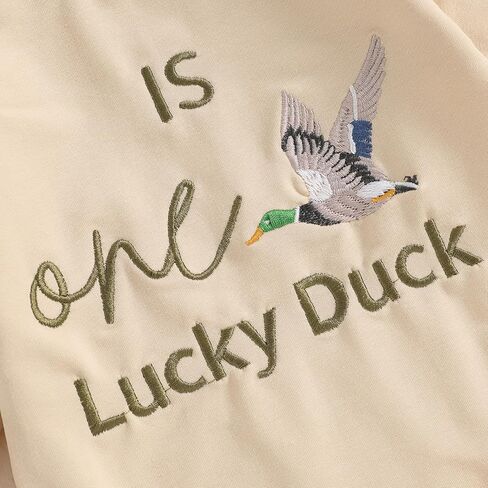 Baby Boy Duck Hunting Clothes Mallard Duck Long Sleeve Sweatshirt Romper Fall Winter Infant Outfit in Kuwait