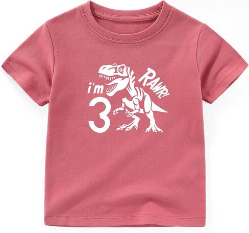 Dinosaur 3rd Birthday Shirt boy Girl Unisex Three Shirt 3 Year Old Birthday t Shirt Outfits in Saudi Arabia