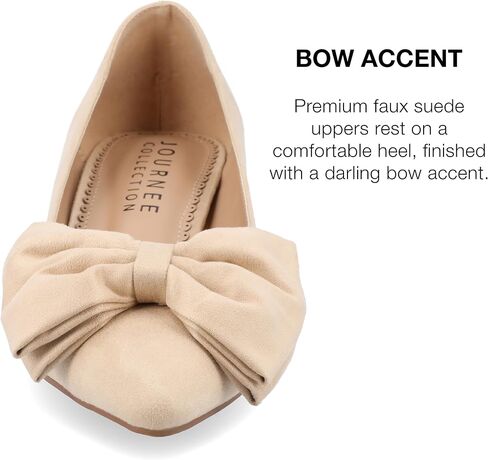Journee Womens Orana Pointed Toe Kitten Heel Pumps in Saudi Arabia