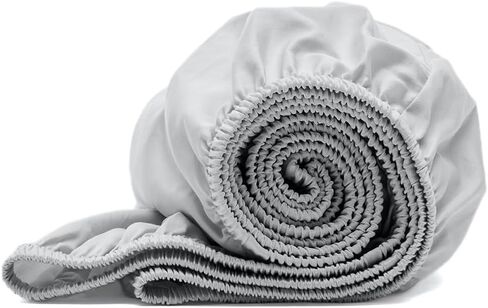 Boll & Branch Signature Hemmed Fitted Crib Sheet - One Size, Natural - Toxin-Free, Soft 100% Organic Cotton - Top-Stitched Elastic Band, Secure Fit in Saudi Arabia
