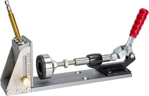 Professional All-Metal Pocket Hole Screw Jig Woodworking Joinery Tool Easily Adjustable Drill Guides in Saudi Arabia