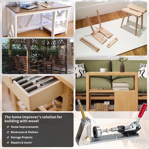 Professional All-Metal Pocket Hole Screw Jig Woodworking Joinery Tool Easily Adjustable Drill Guides in Saudi Arabia
