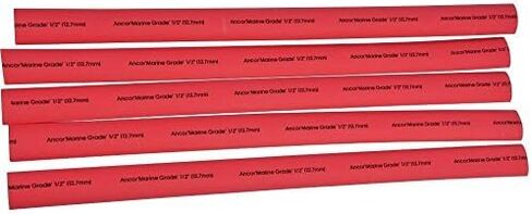 Ancor 302124 Marine Grade Electrical Adhesive Lined Heat Shrink Tubing (3/16-Inch Diameter, 12-Inches Long, Black, 10-Pack) in Saudi Arabia