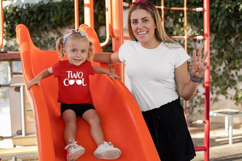 CBTwear Two Cool Toddler Shirt - Fun and Trendy 2nd Birthday Tee for Kids' Celebrations and Everyday Wear in Saudi Arabia