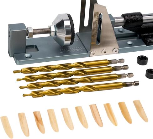 Professional All-Metal Pocket Hole Screw Jig Woodworking Joinery Tool Easily Adjustable Drill Guides in Saudi Arabia