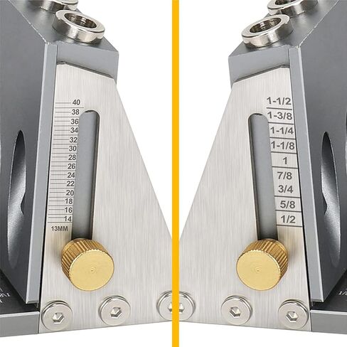 Professional All-Metal Pocket Hole Screw Jig Woodworking Joinery Tool Easily Adjustable Drill Guides in Saudi Arabia