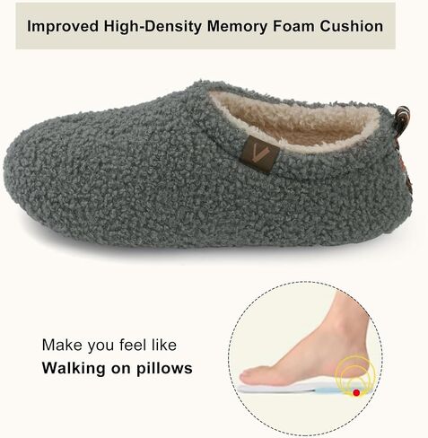 VONMAY Women’s Fuzzy Slippers Soft Comfy Winter House Shoes with Fleece Lining and Curly Fur in Saudi Arabia