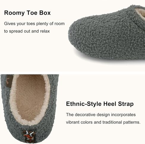 VONMAY Women’s Fuzzy Slippers Soft Comfy Winter House Shoes with Fleece Lining and Curly Fur in Saudi Arabia