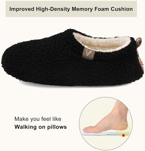 VONMAY Women’s Fuzzy Slippers Soft Comfy Winter House Shoes with Fleece Lining and Curly Fur in Saudi Arabia