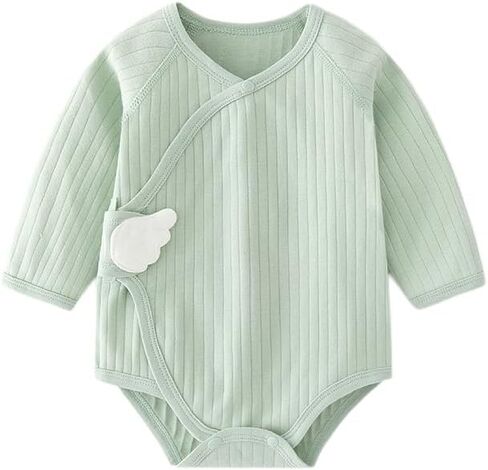 Newborn Cotton Baby Girls Boys Solid Bodysuit Long Sleeve Romper 3-pack One-Piece Baby Clothes in Saudi Arabia
