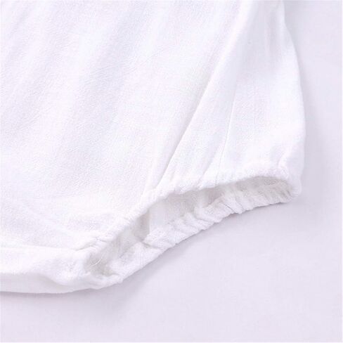 LOOLY Unisex Baby Sleeveless Bodysuit Cotton Bubble Backless Overalls in Kuwait