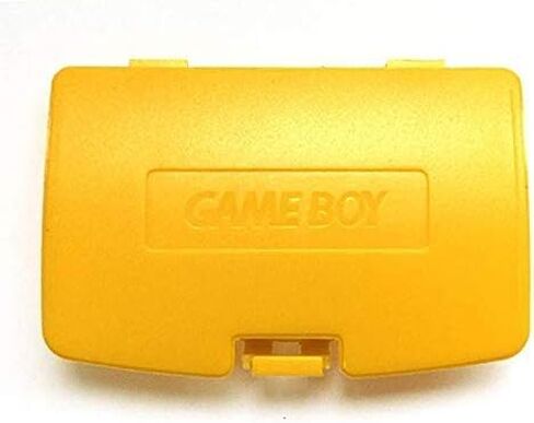 غطاء خلفي للبطارية باللون الأصفر وغطاء باب لأنظمة Game Boy Color Game Boy Color Game Boy Systems in Saudi Arabia