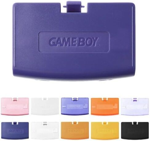 غطاء خلفي للبطارية باللون الأصفر وغطاء باب لأنظمة Game Boy Color Game Boy Color Game Boy Systems in Saudi Arabia