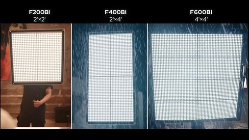 Godox Knowled F400Bi BI-Color Led Video Light Panel with Honeycomb Grid, Foldable Waterproof Flexible LED Mat DMX/CRMX/2.4G/APP Control for Film, Broadcast, Video Production & Photography (2.1 x 4') in Saudi Arabia