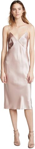 Olivia Von Halle Women's Issa Oyster Core Slip in Saudi Arabia