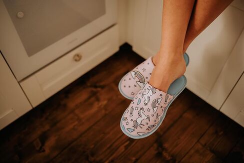 Slippers for Women, Men & Kids Memory Foam Funny Designs Unicorn Music Rainbow Comics Games Gift in Saudi Arabia
