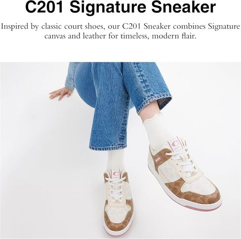 Coach Women's C201 Sneaker in Saudi Arabia