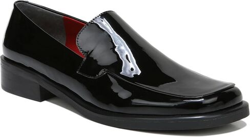 Franco Sarto Womens Bocca Slip-On Loafer Black Patent 12 W in Saudi Arabia