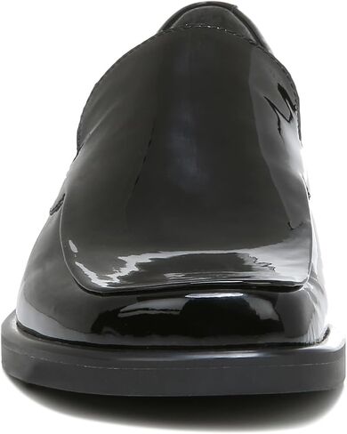Franco Sarto Womens Bocca Slip-On Loafer Black Patent 12 W in Saudi Arabia