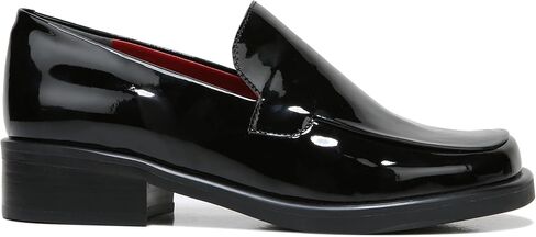 Franco Sarto Womens Bocca Slip-On Loafer Black Patent 12 W in Saudi Arabia