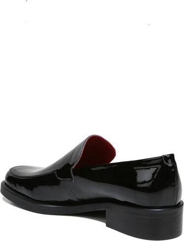 Franco Sarto Womens Bocca Slip-On Loafer Black Patent 12 W in Saudi Arabia