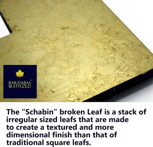 Barnabas Blattgold: Variegated Imitation Gold Leaf Schabin Flakes - Quality Metallic Foil Flakes for Gilding, Painting Arts and Crafts (20g) in Saudi Arabia