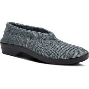 Flexus Spring Step Flexia Leather Clogs for Women - European Slingback Round Toe Slip-On Shoes - Ladies Casual Platform Clog for Work - Black EU 40 / US 9
