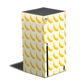 غلاف ألعاب متوافق مع Xbox Series X - Banana Grid - غطاء لاصق واقٍ من الفينيل الفاخر 3M - سهل الاستخدام | صُنع في الولايات المتحدة الأمريكية بواسطة MightySkins