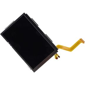 Deal4GO TOP LCD Screen Upper Display Panel assembly replacement for Nintendo NEW 3DS (2015) console, 3.88-inch, Silver, 90005446QTFD