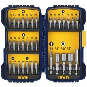 Irwin Industrial Tools 3057017 Fastener Drive Screwdriver Bit Set, 33-Piece