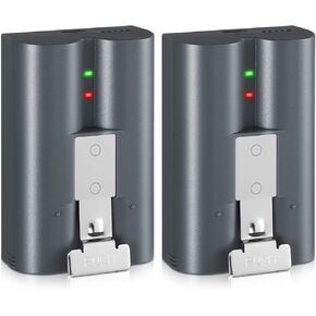 2 Pack 6040mAh Rechargeable Battery Compatible with Ring-Video Doorbell 2/3/4, Video Doorbell 3 Plus, Stick Up Cam Battery (2nd & 3rd Gen) and Spotlight Cam Batteries