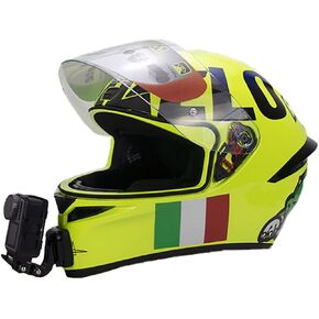 AGV K1 Customize Motorcycle Helmet Chin Mount Kits for GoPro and Insta360 Etc. Action Camera with Adhesive Pads and J Hook Mount