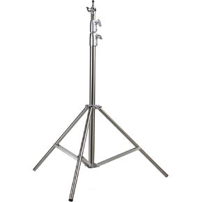 Reflex Camera TLS-LS288C 2.8m Stainless Steel Spring Cushioned Heavy-Duty Light Stand