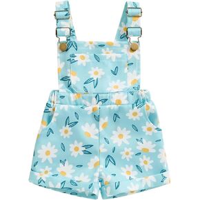 Tempura Baby Girl Summer Floral Romper Sleeveless Jumpsuit Cute Backless Onepiece Clothes