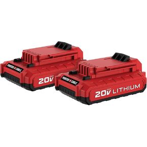 PORTER-CABLE 20V MAX* Lithium Battery, 2-Pack (PCC680LP)
