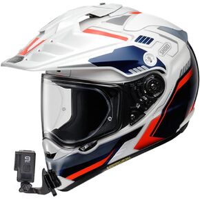 SHOEI Hornet Customize Aluminum Motorcycle Helmet Chin Mount Kits for GoPro and Insta360 Etc. Action Camera with Adhesive Pads and J Hook Mount