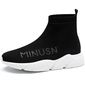 Women's Casual Sneakers Ultra Light Walking Shoes Breathable Mesh Socks Shoe Comfortable Non-Slip