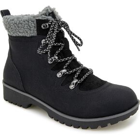 حذاء نسائي من JBU برباط من الشيرلينغ الصناعي مريح ومقاوم للماء للكاحل in Kuwait