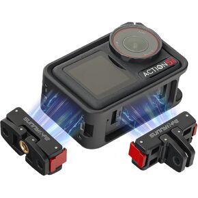 Multifunctional Foldable Magnetic Quick Release Mount Adapter for DJI Osmo Action 5 Pro/Action 4/3/2 Camera