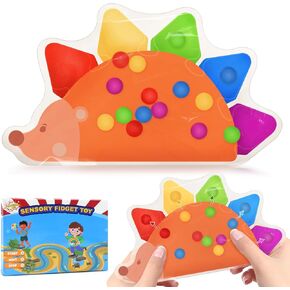 Color Sorting Toys Sensory Toys, Montessori Toys for Toddler Preschool Learning Activities Calm Down Fidget Toys for Classroom, Fine Motor Skills Game Travel Toy for Kids Gifts Ages 3+