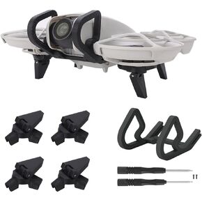 Landing Gear Gimbal Bumper for DJI Neo Drone Accessories Foldable Extension Kit Quick Release Height Extended Leg Feet Bracket Camera Lens Gimbal Guards Protector PTZ Protect Bar Rod Anti-Collision