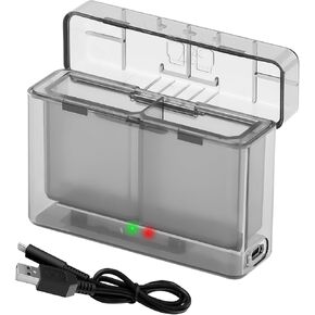 LP-E10 Dual Battery Charger for Canon EOS Rebel T7,T6,T5,T3,T100,4000D,3000D,2000D,1500D,1300D,1200D,1100D,Kiss X50 X70 X80 X90,LP E10 Fast Charge