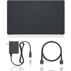 محطة إرساء تلفزيون لـ N-Switch/وحدة التحكم - مجموعة قاعدة إرساء قاعدة تلفزيون 3 في 1، شاحن، ملحقات مع HDMI 4K/1080P [صندوق بني]. (التبديل قفص الاتهام)
