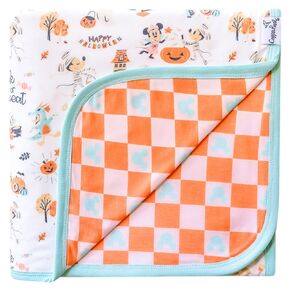 Large Premium Knit Baby 3 Layer Stretchy Quilt Blanket "Minnie Mouse's Bowquet" by Copper Pearl