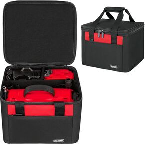 Air Compressor Bag Compatible with Craftsman V20 Tire Inflator(CMCE520B)/Milwaukee M12 Inflator 2475-20,Tire Inflator Case Compatible with Craftsman V20 Batteries and Battery charger(Bag Only)